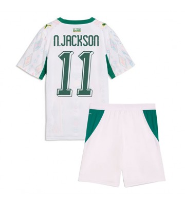 Senegal Nicolas Jackson #11 Hemmaställ Barn VM 2026 Kortärmad (+ Korta byxor)